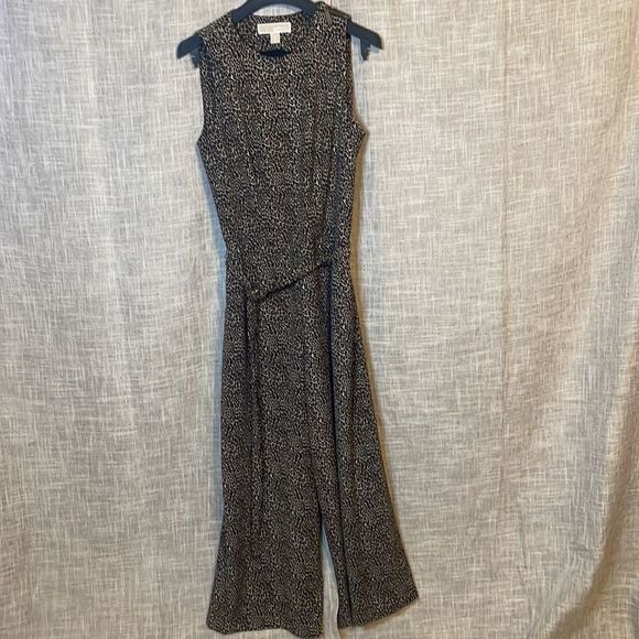 MICHAEL KORS cropped leopard jumpsuit - Picture 3 of 9